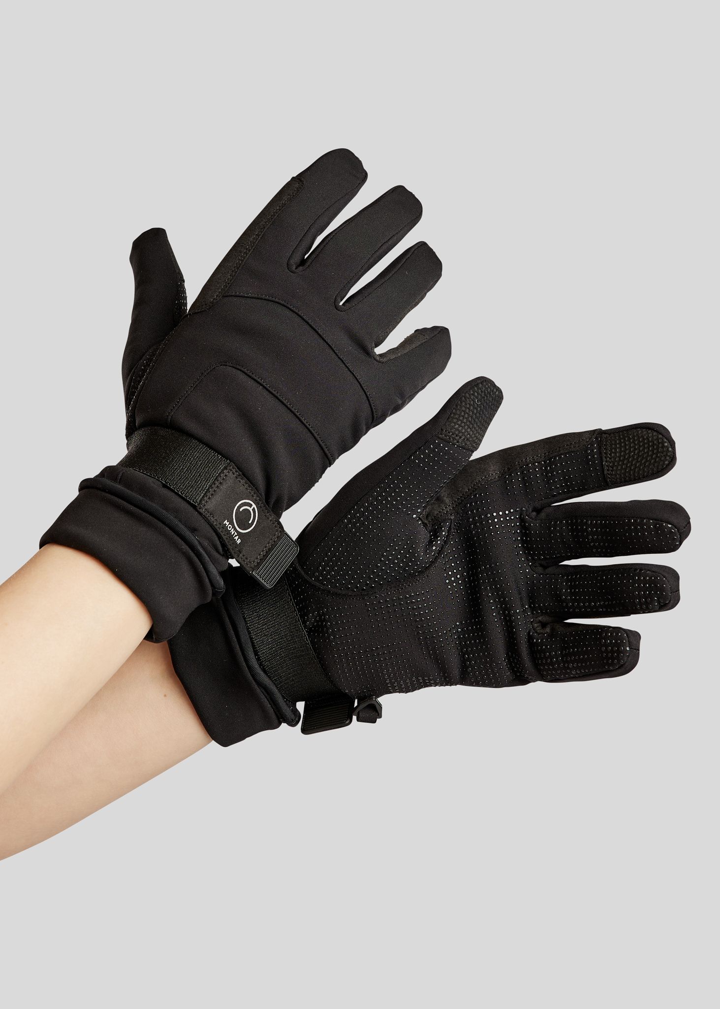 Winter Gloves with Softshell - Black 
