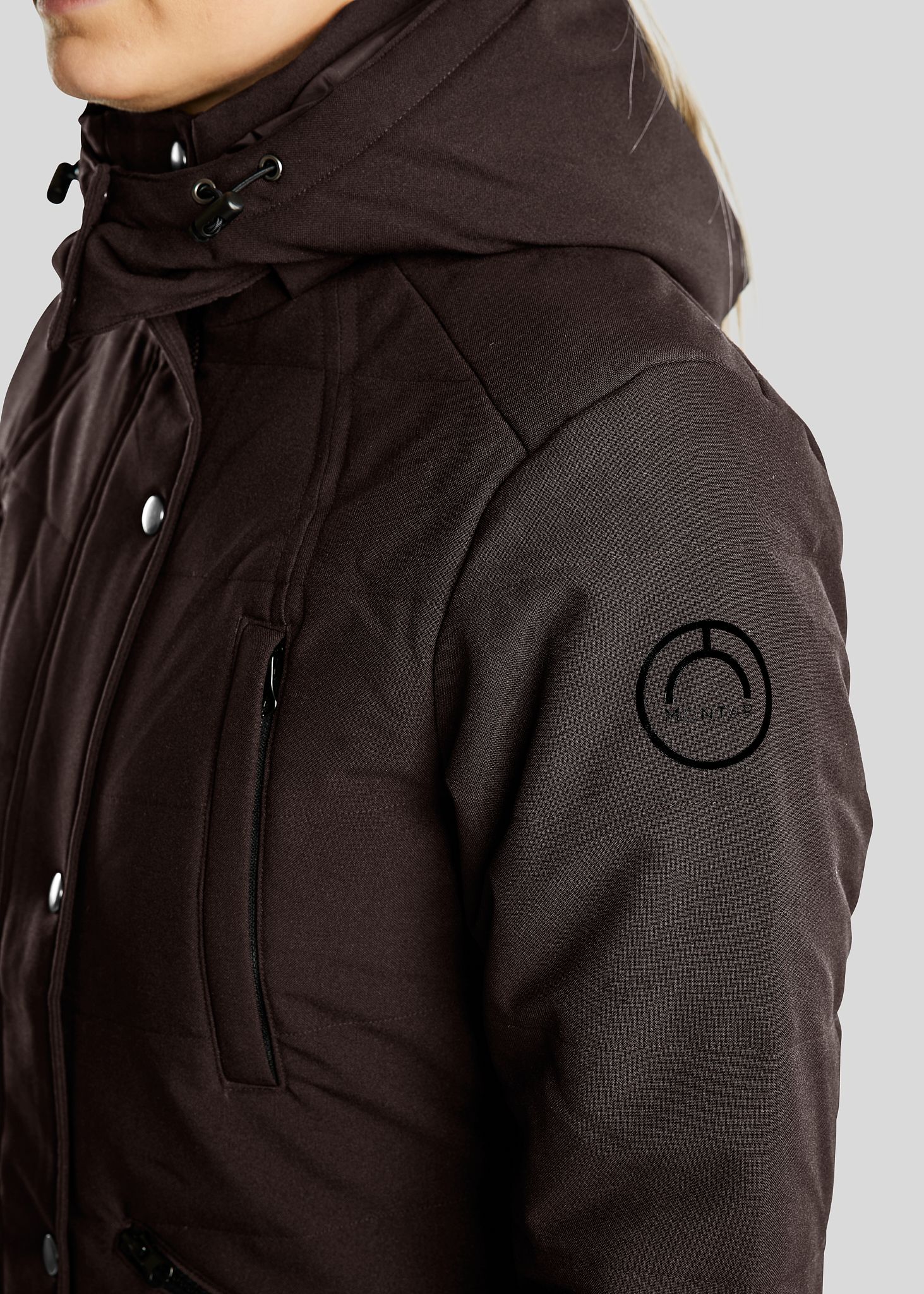 Dicte Extralong Jacket - Brown