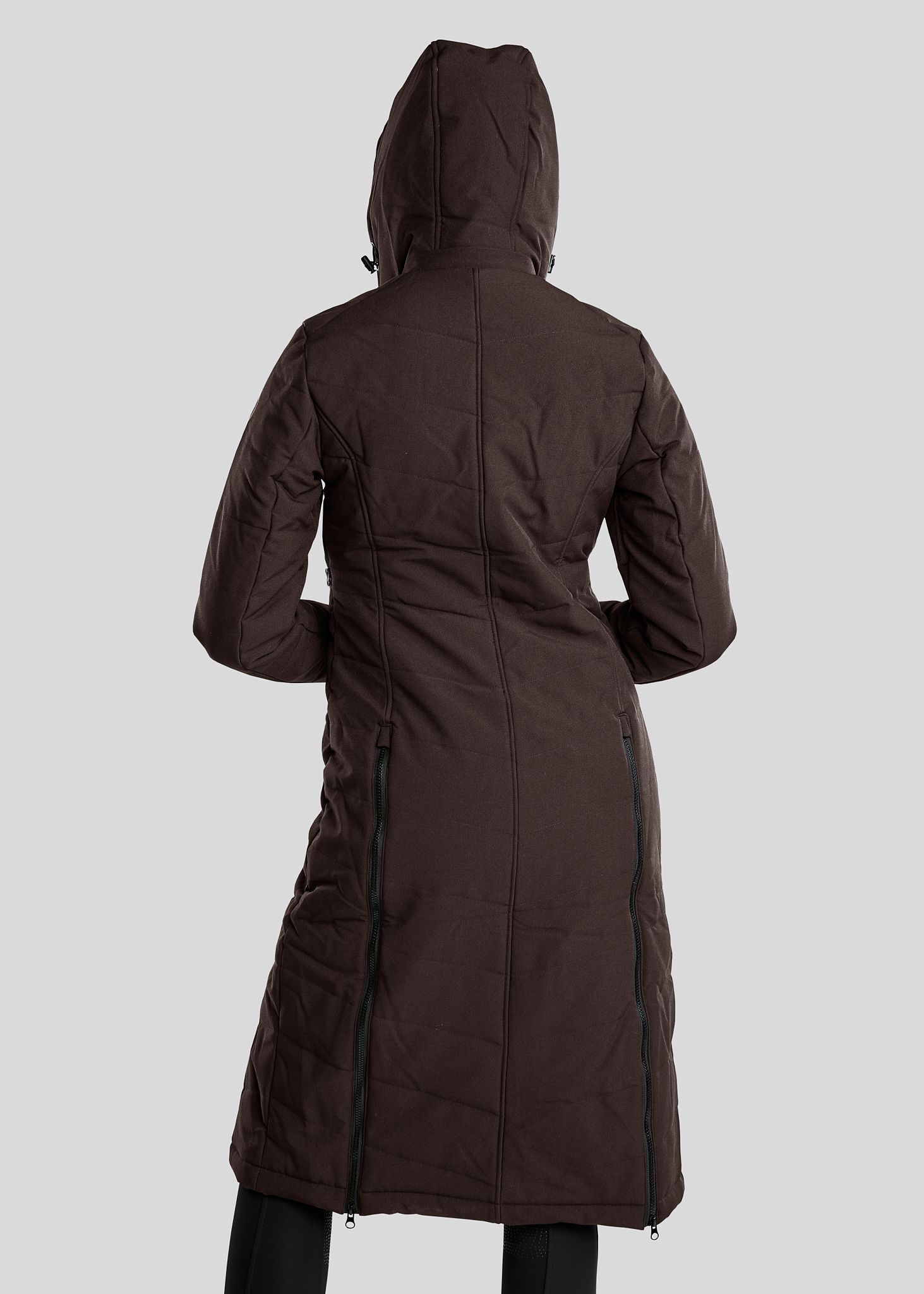 Dicte Extralong Jacket - Brown