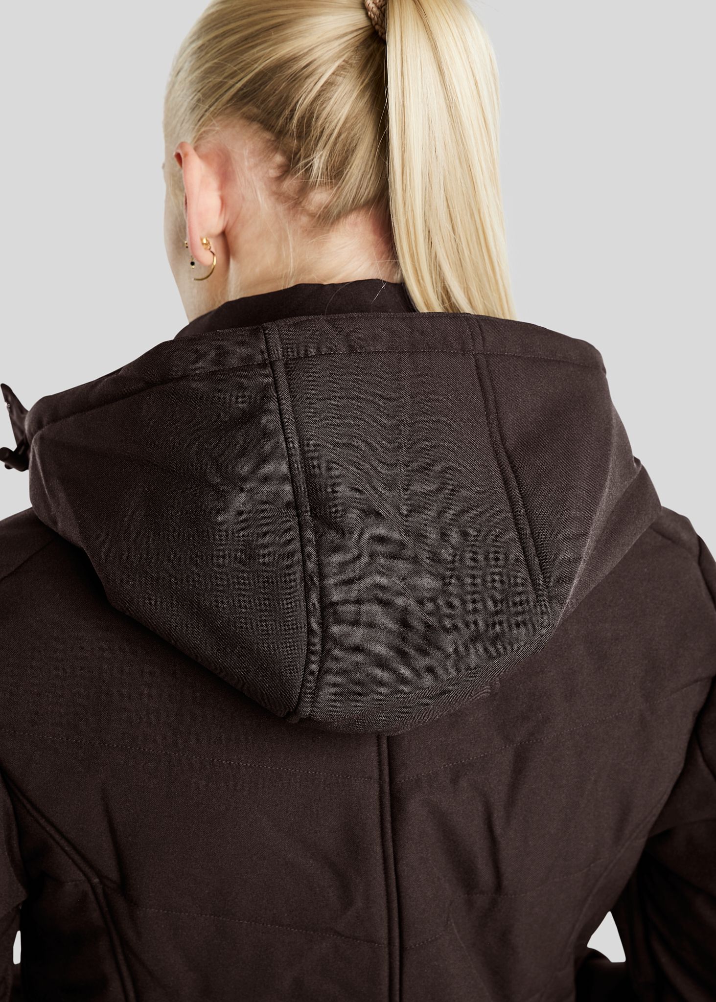 Dicte Extralong Jacket - Brown