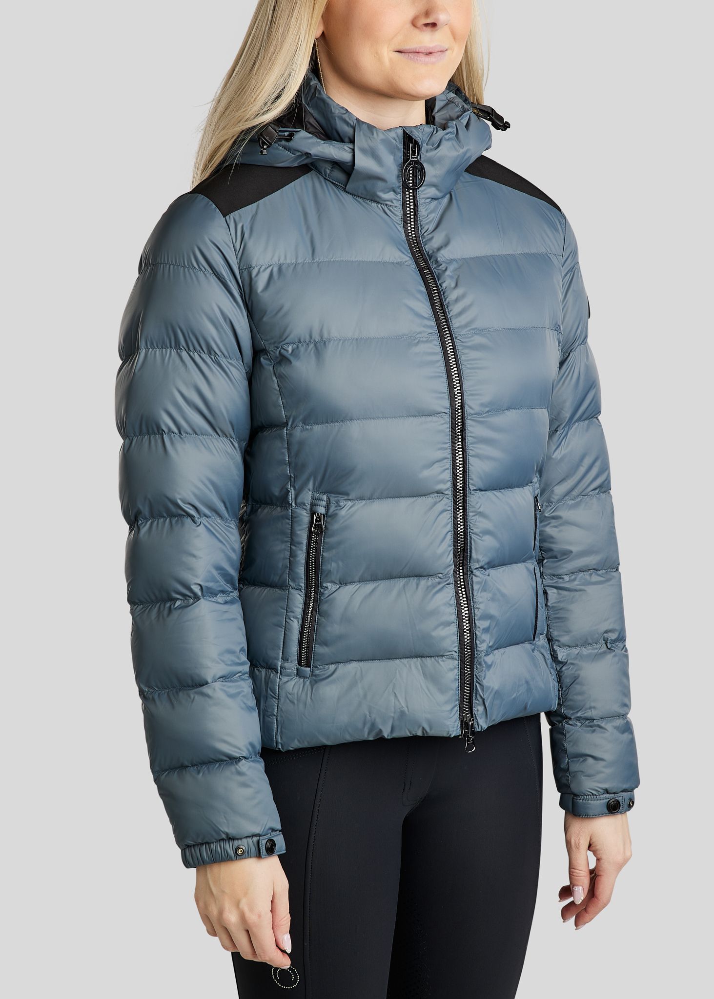 MoAthena REFINED Short Jacket - Dark Slate 