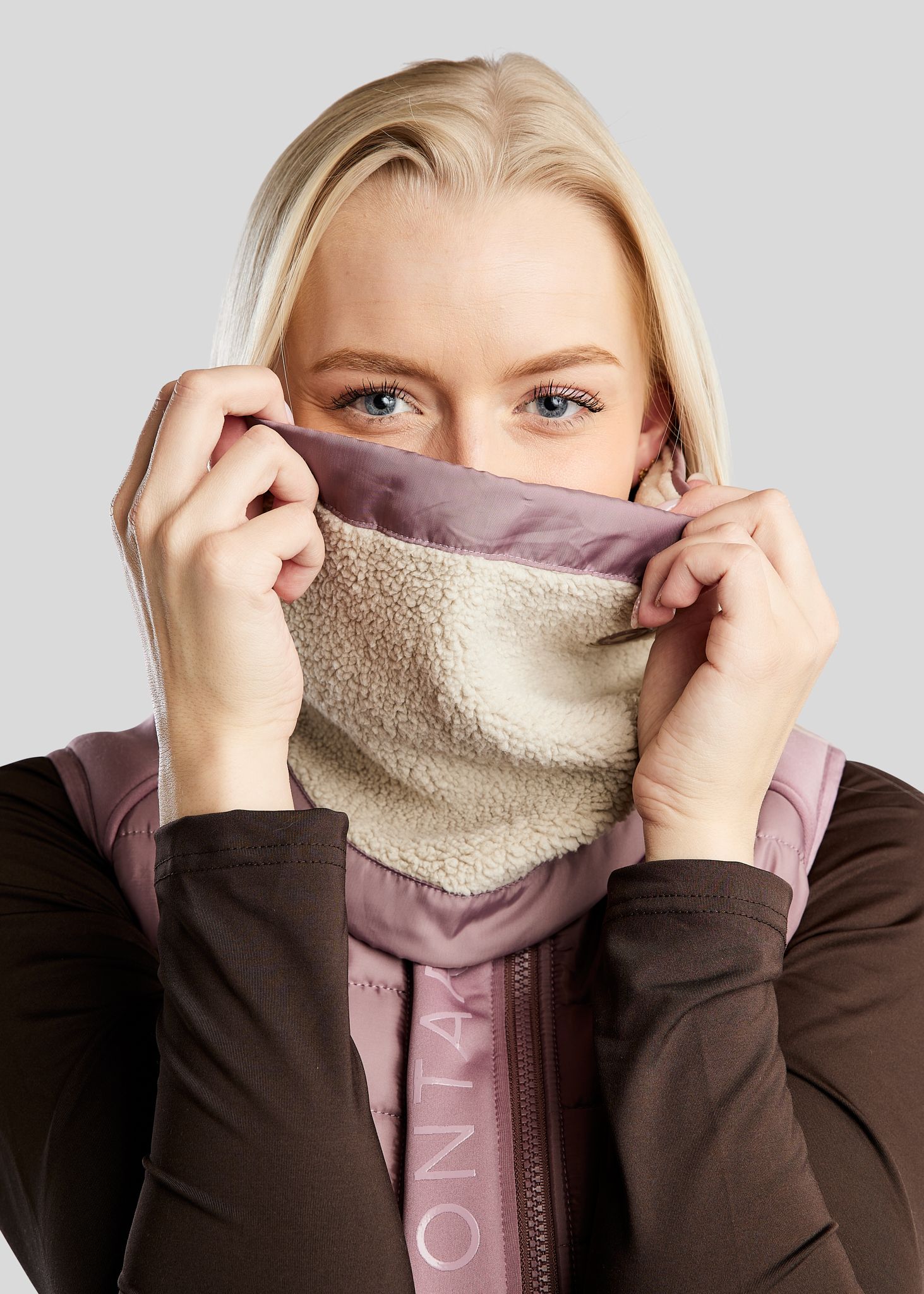 MoEbba Teddy Collar - Dusty Rose 