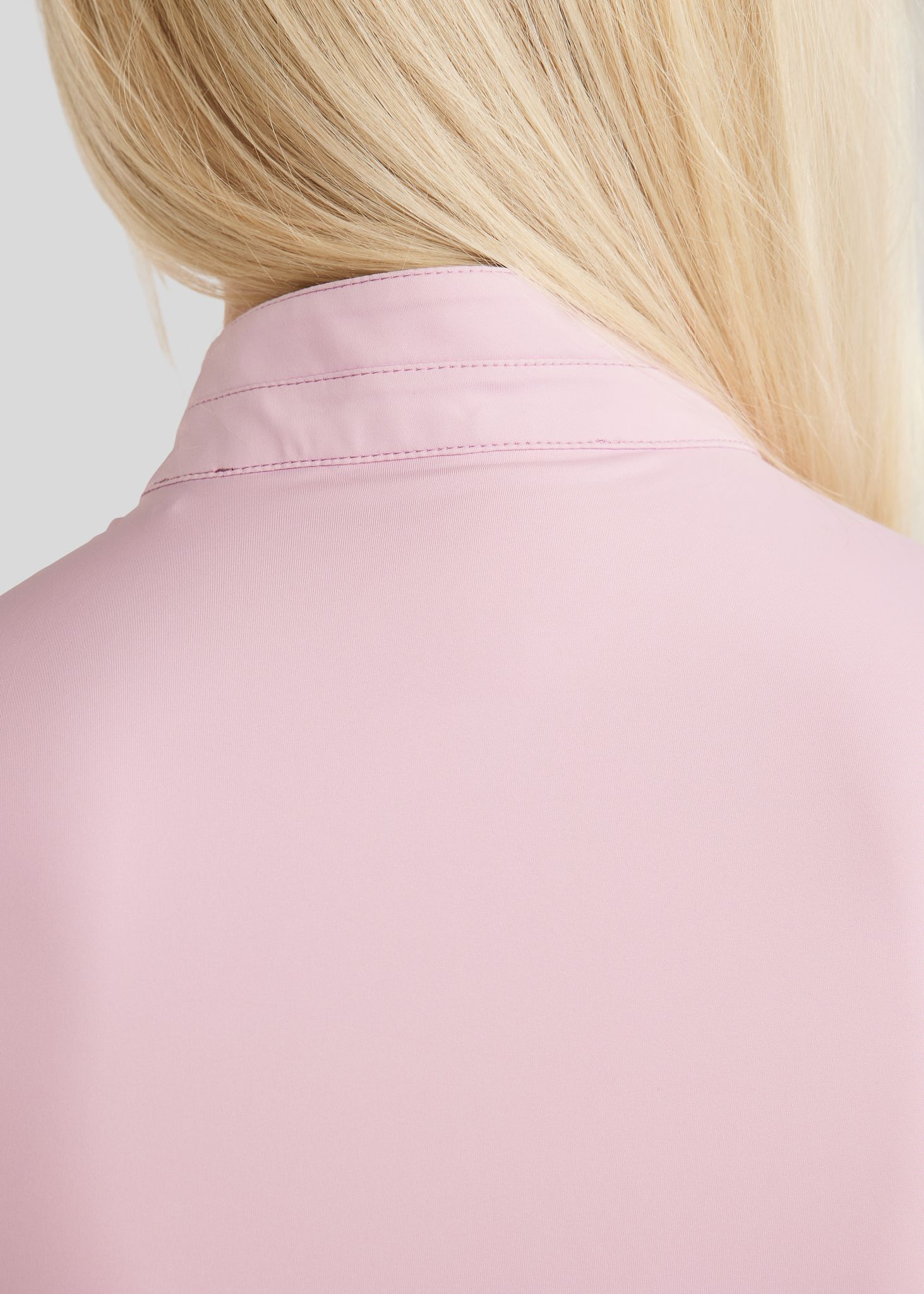 MoPearl Sleeveless Polo w. Pintucks - Candy Pink