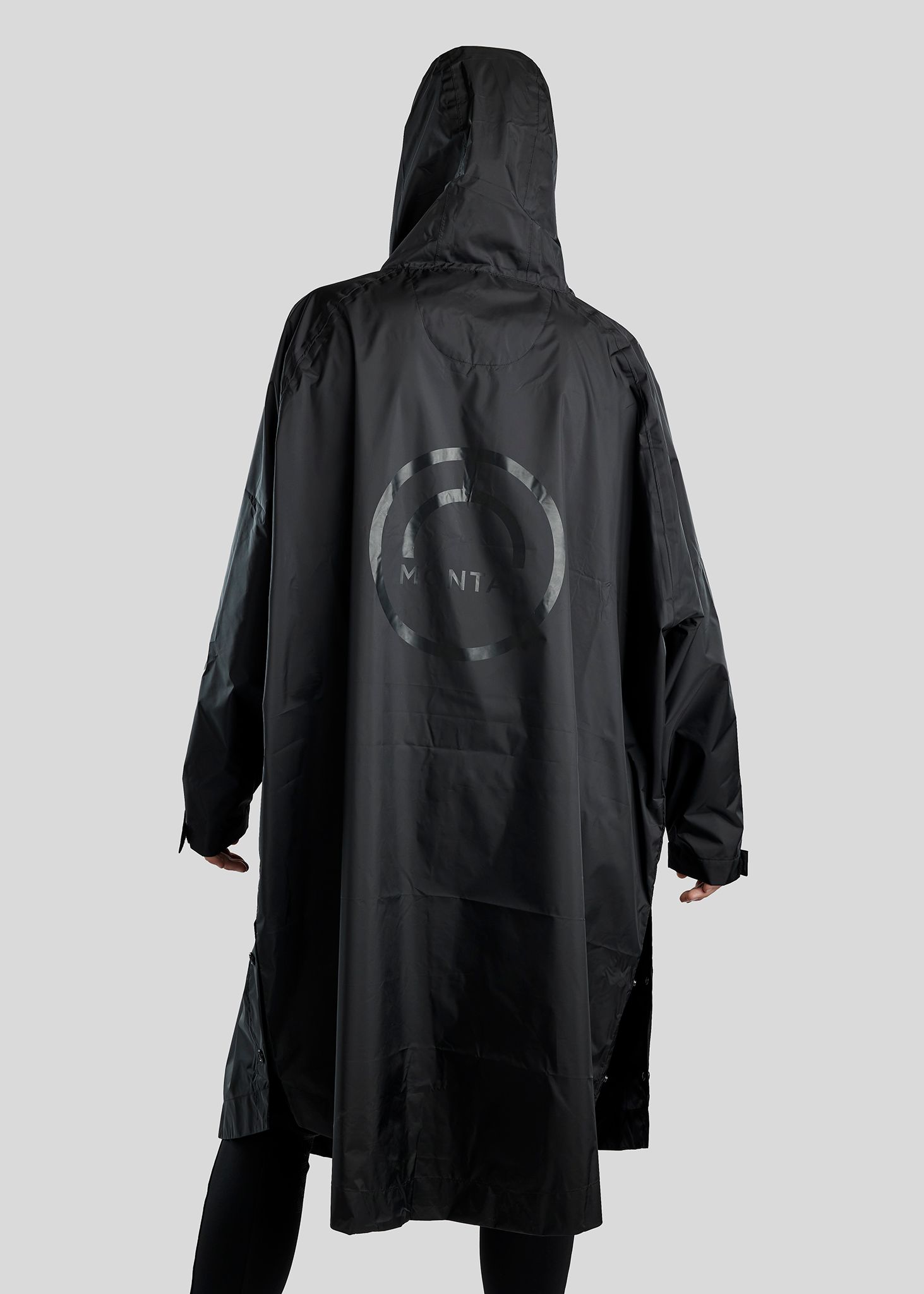 MoRianne Rain Jacket w. Black Logo - Black