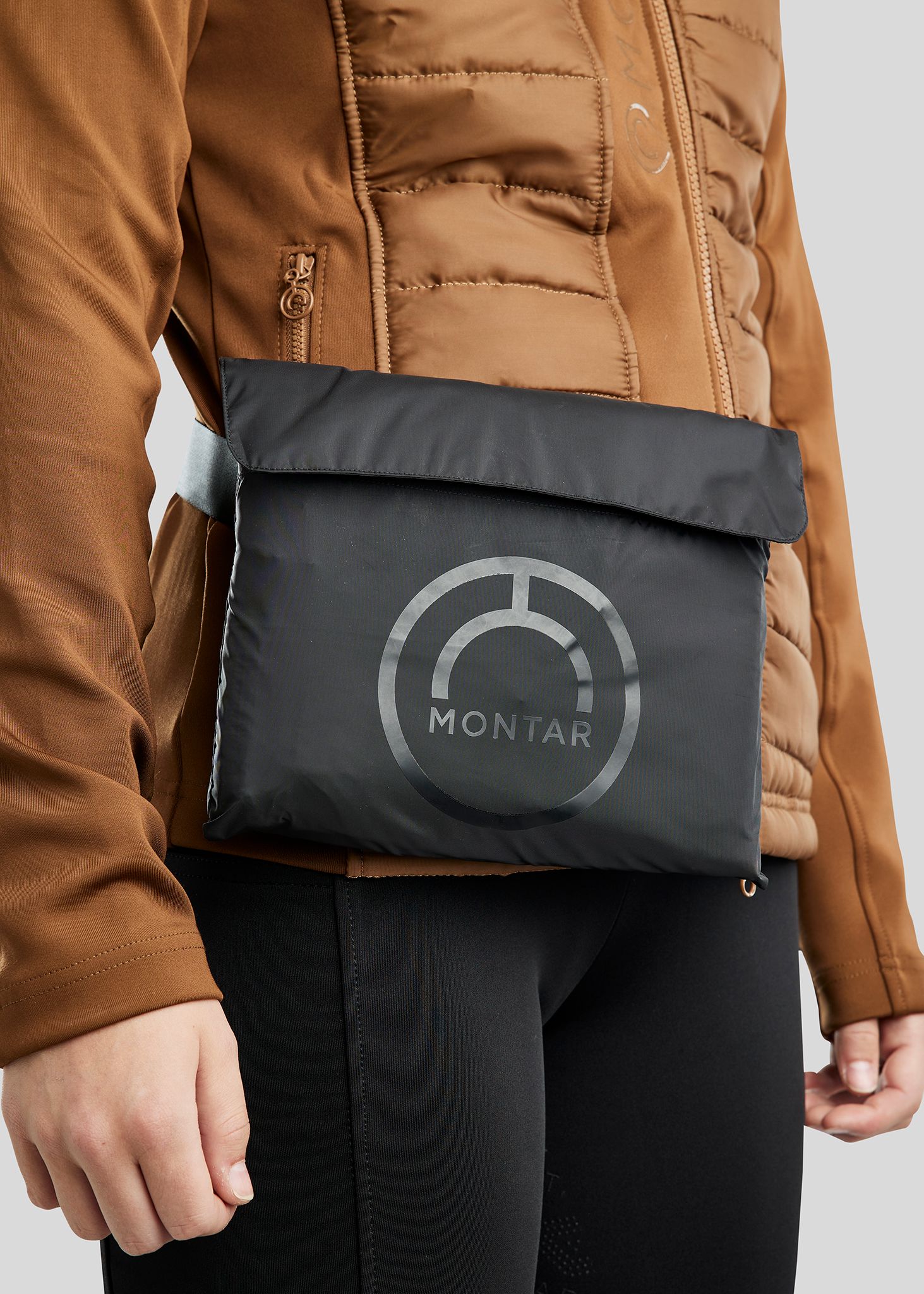 MoRianne Rain Jacket w. Black Logo - Black