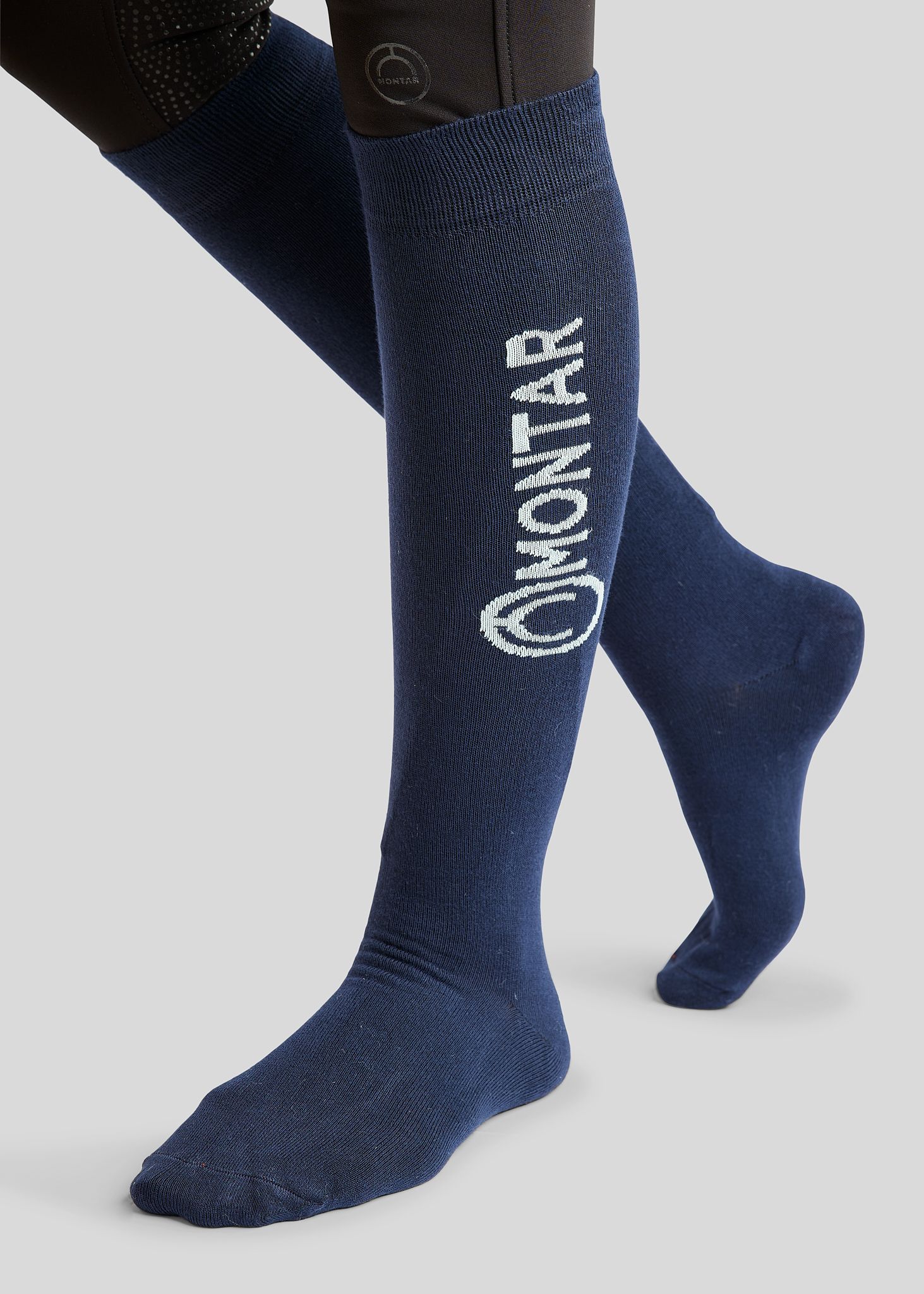 Bamboo Socks Knee High - Navy 
