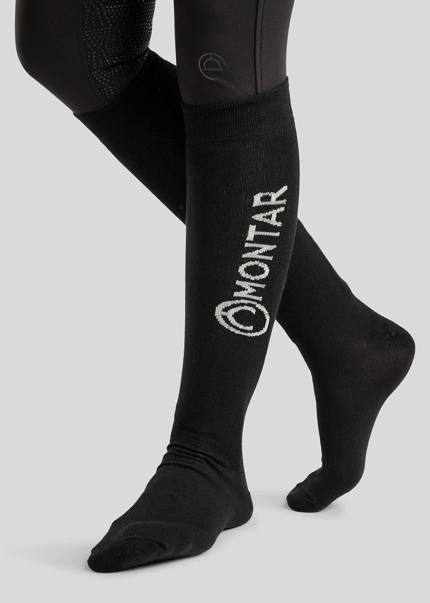 Bamboo Socks Knee High - Black 