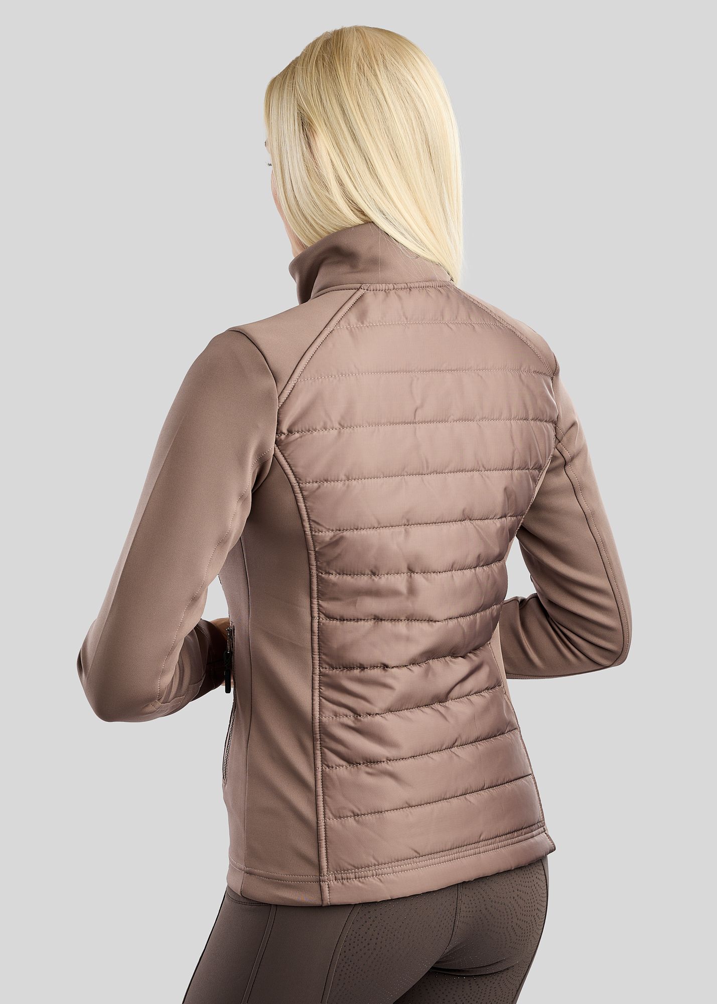 Emma quilt body jacket Nougat Brown