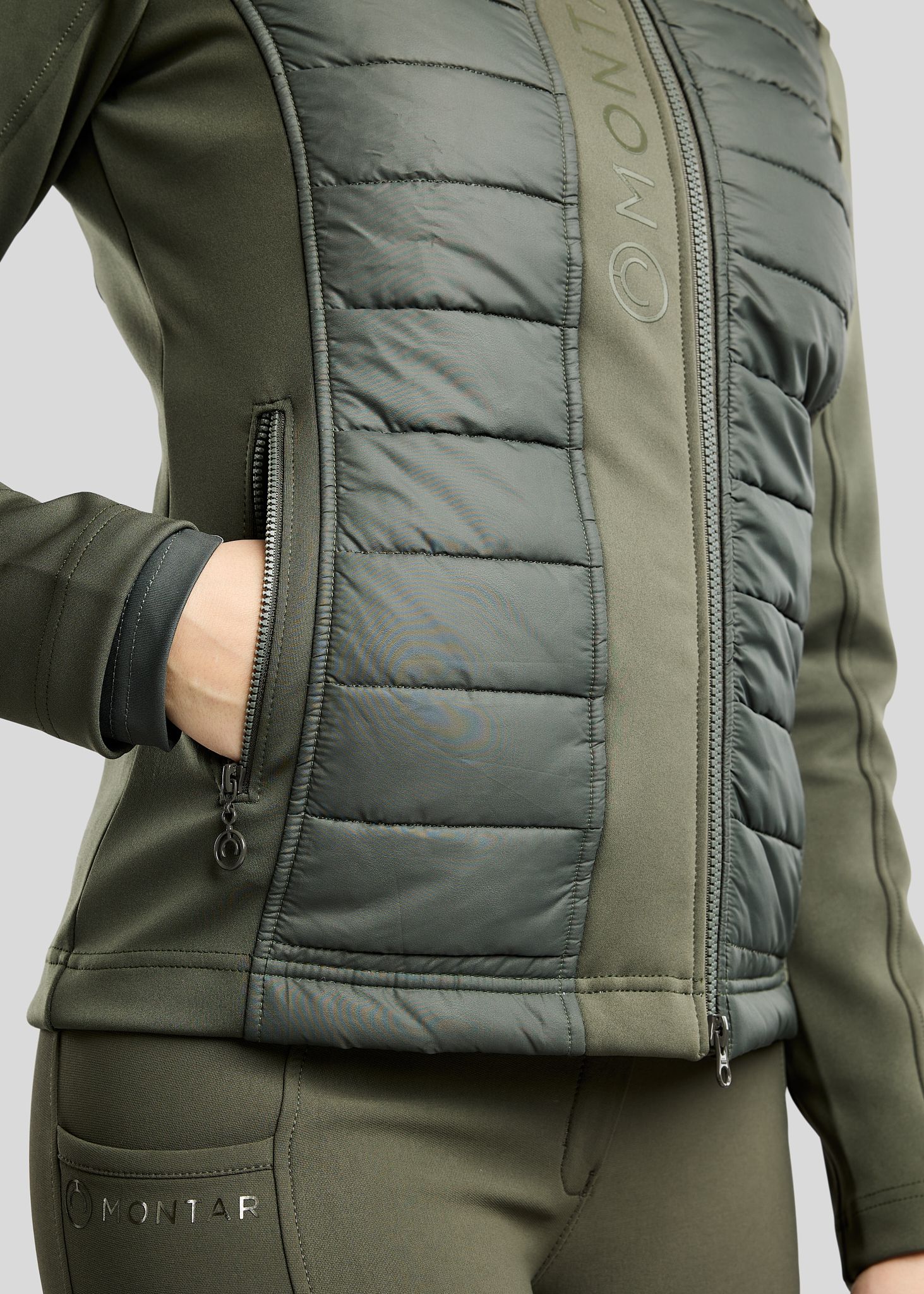 Emma quilt body jacket Forest Green