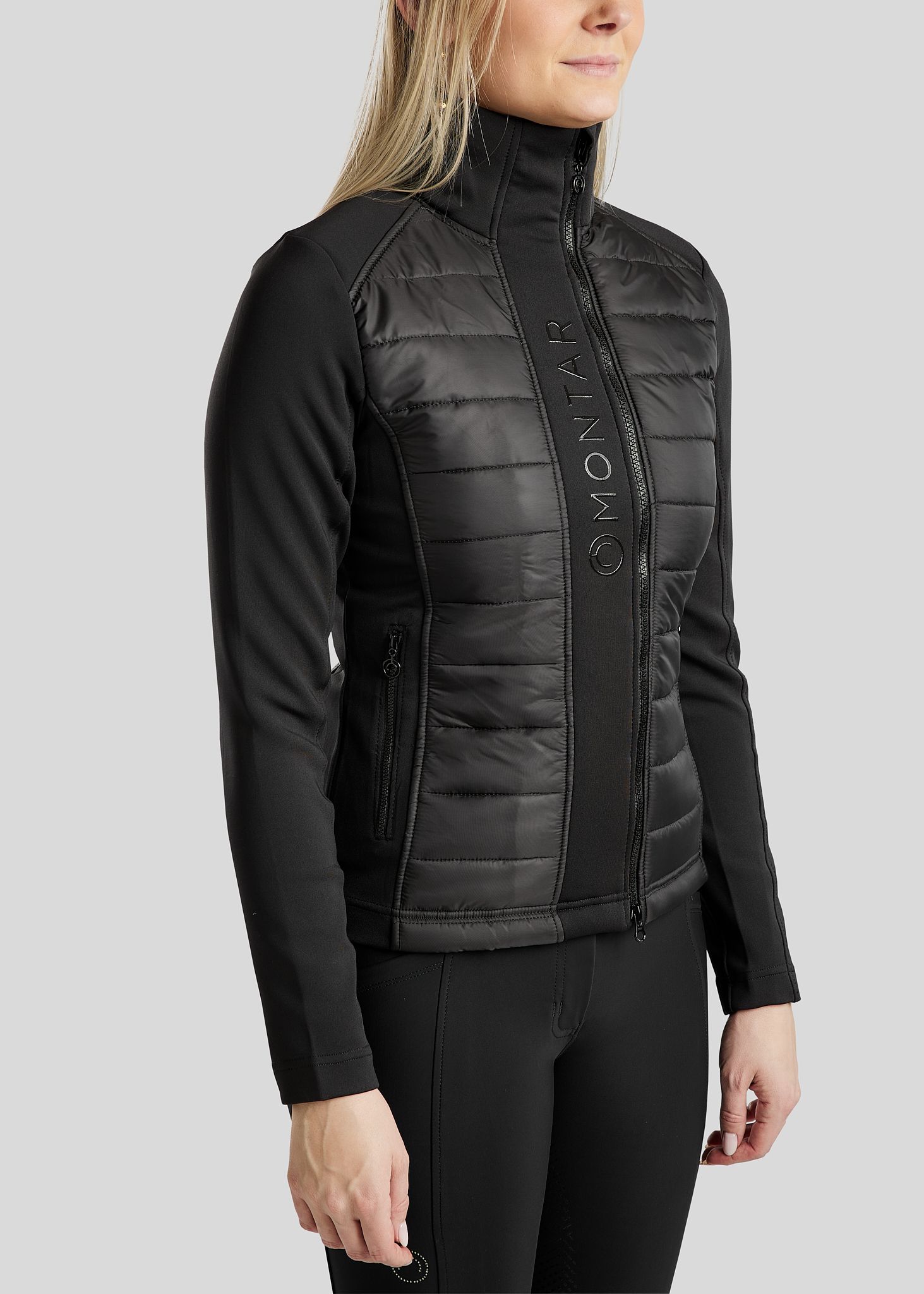 Emma Hybrid Jacket - Black