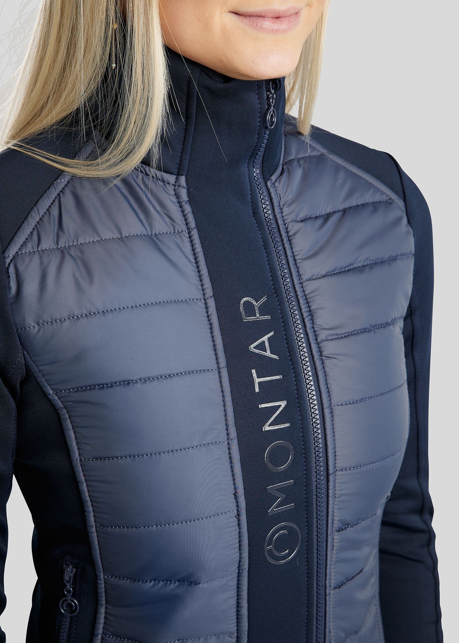 Emma Hybrid Jacket - Navy 