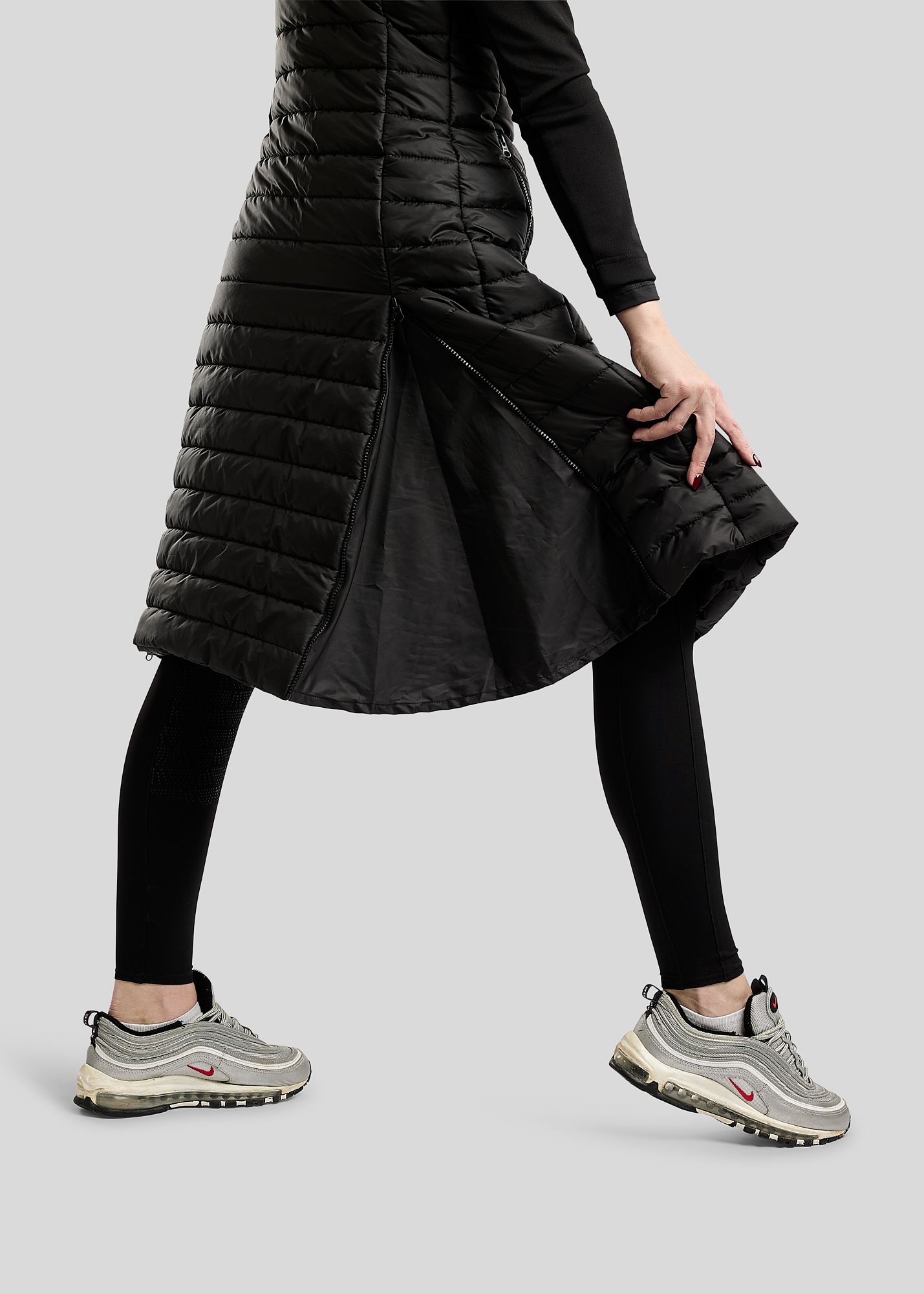 Emma Long Softshell Jacket - Black  