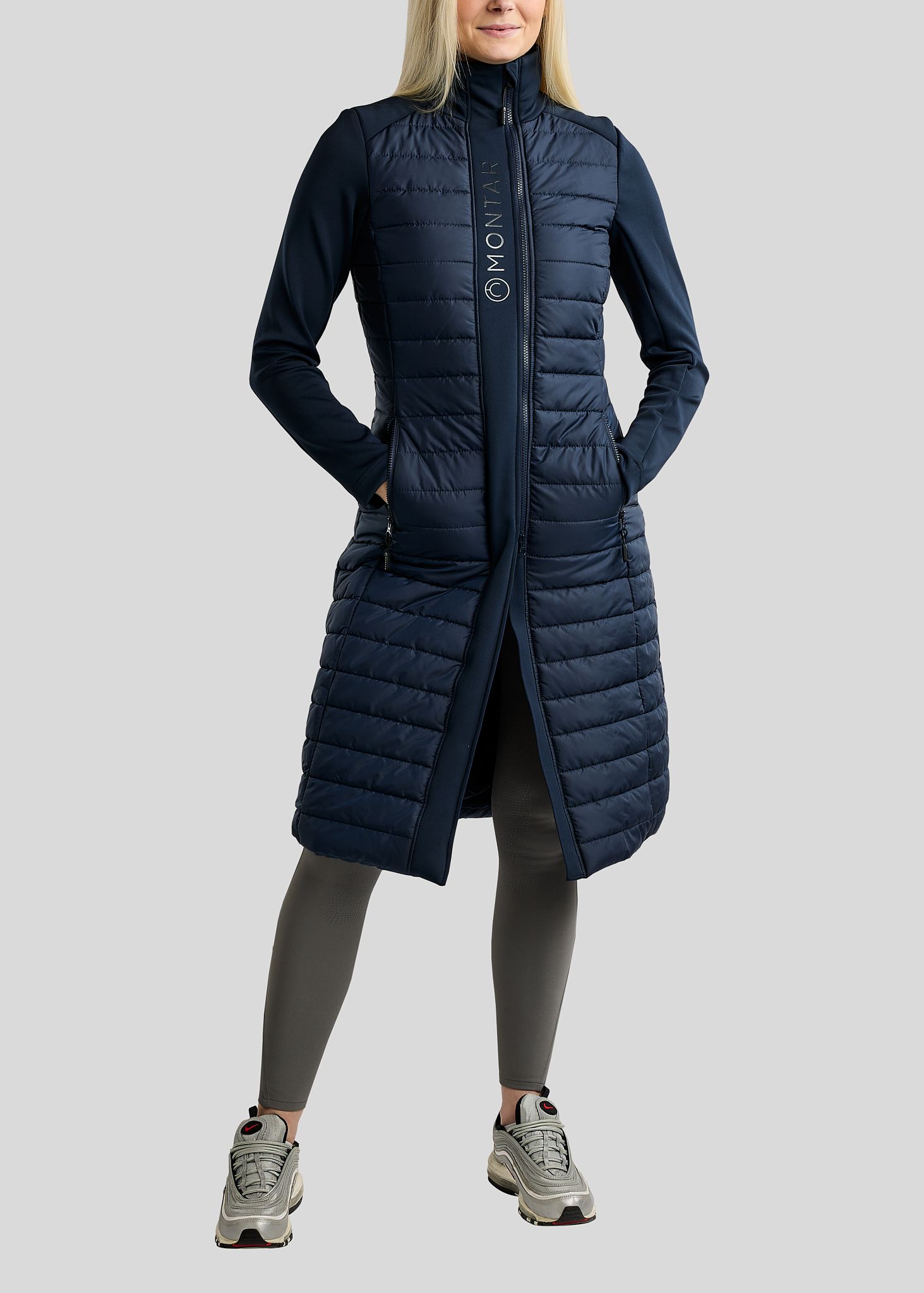 Emma Long Softshell Jacket - Navy 
