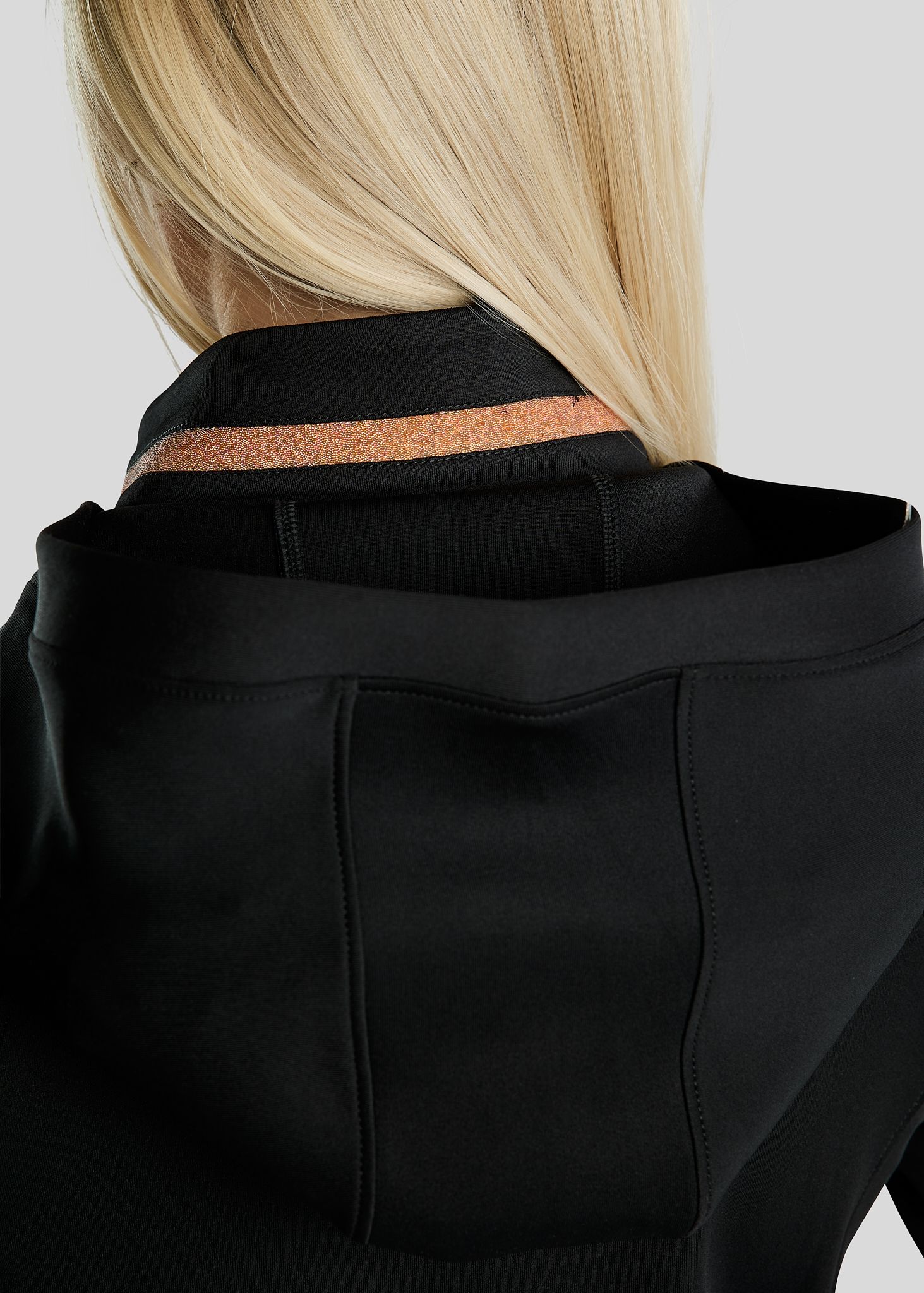 MoGlenda Jacket w. Rosegold Caviar Tape - Black 