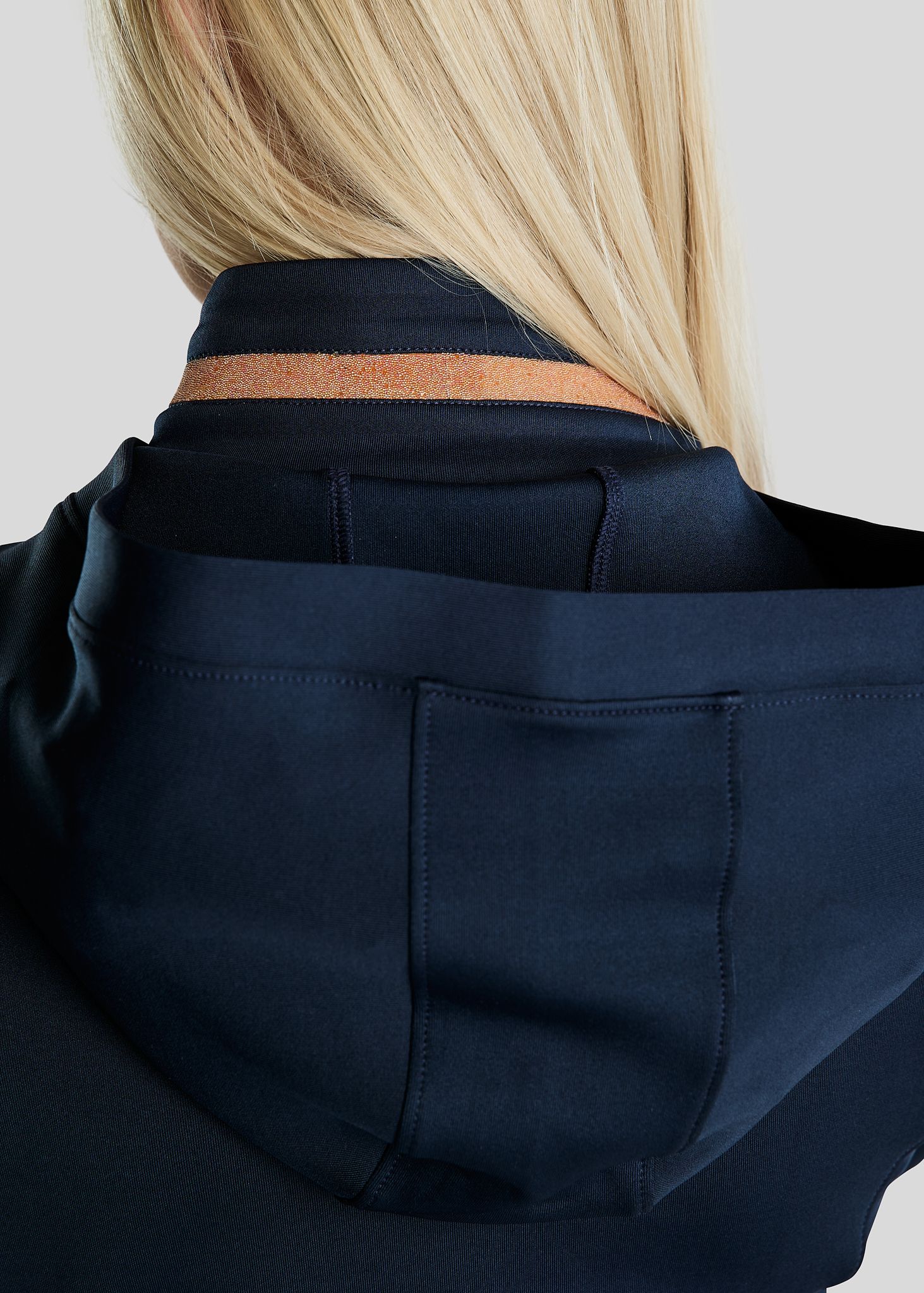 MoGlenda Jacket w. Rosegold Caviar Tape - Navy 