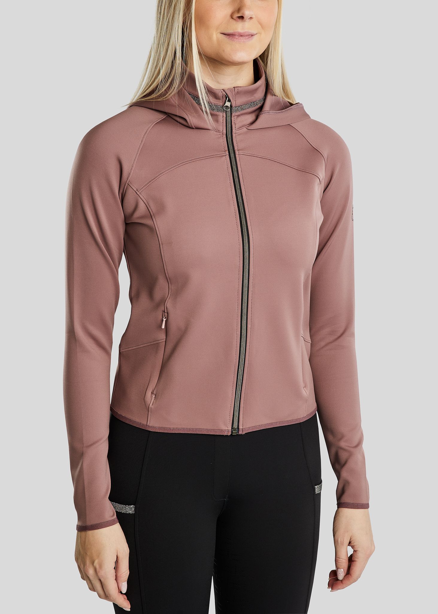 MoGaia Jacket w. Gun Metal Caviar Tape - Dusty Rose 