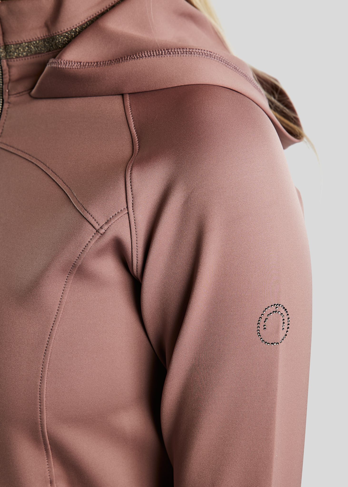 MoGaia Jacket w. Gun Metal Caviar Tape - Dusty Rose 