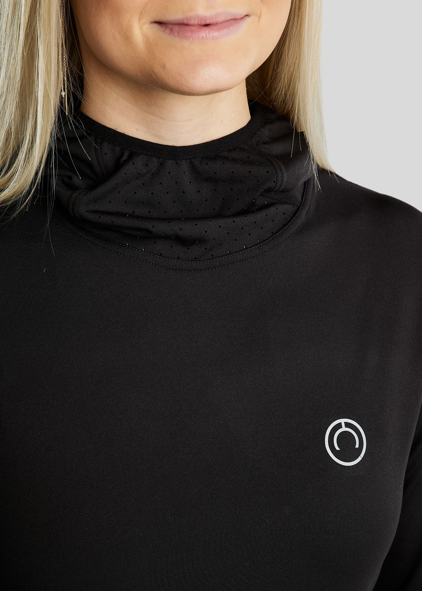 MoEsta Thermo Hoodie w. Reflective Print - Black 