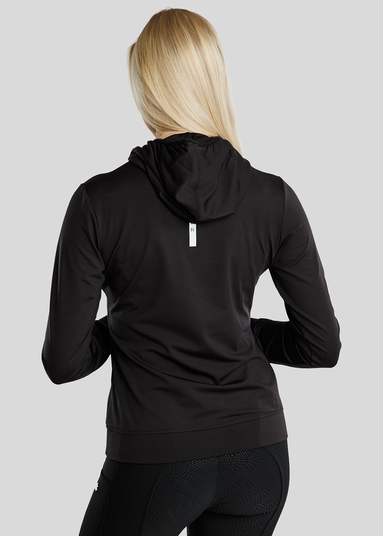 MoEsta Thermo Hoodie w. Reflective Print - Black 