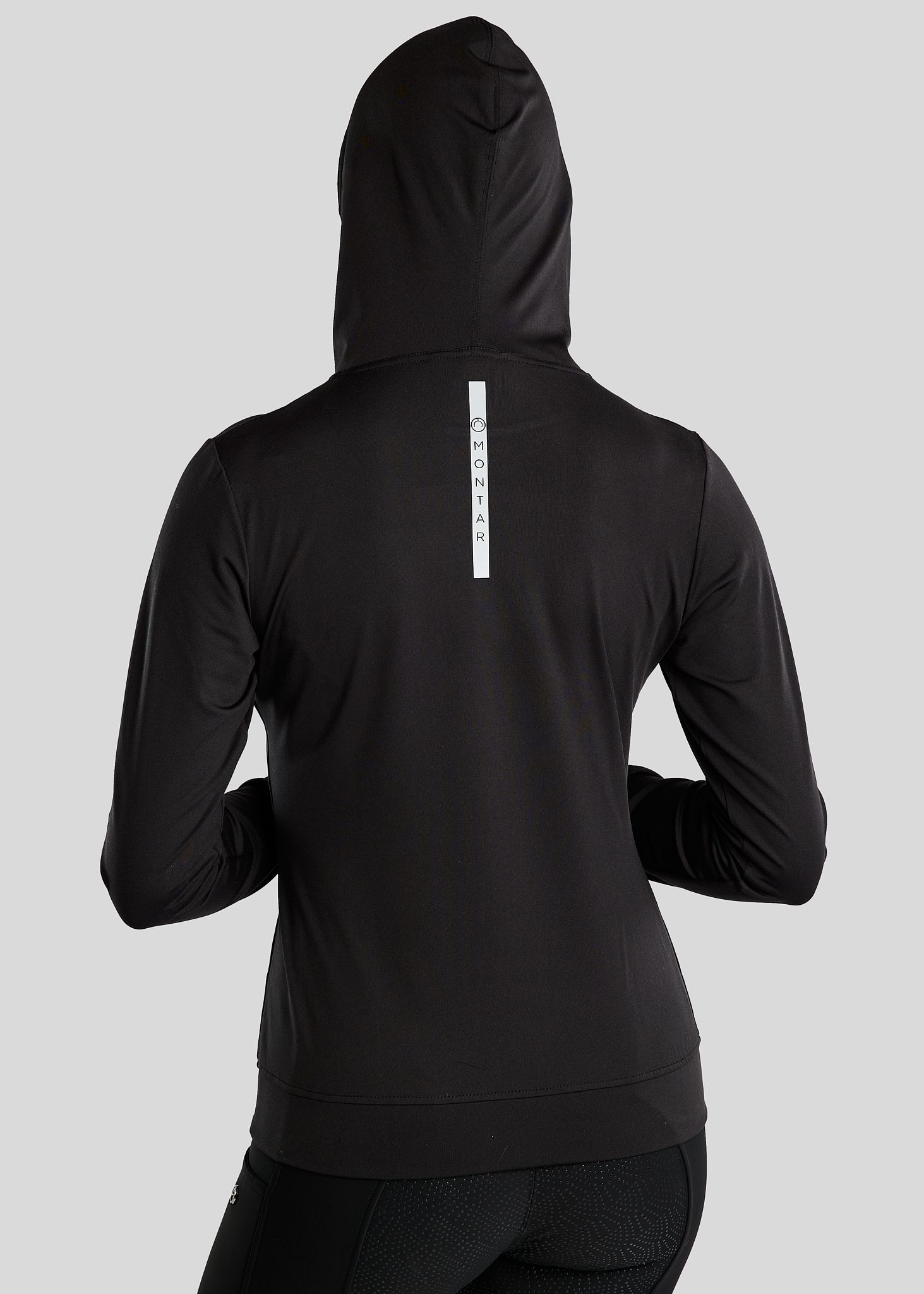 MoEsta Thermo Hoodie w. Reflective Print - Black 