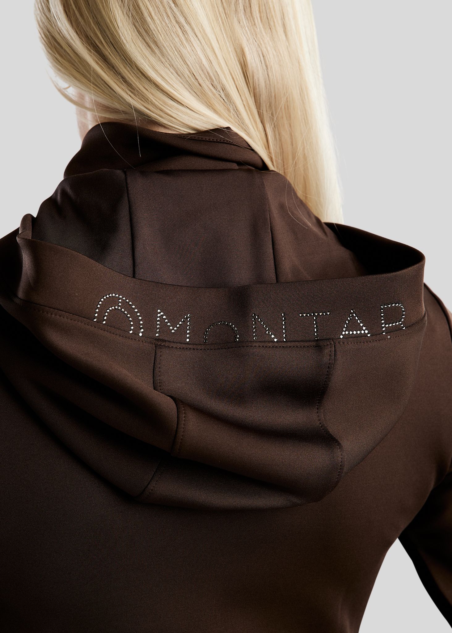 MoAddie Softshell Jacket w. Rosegold Logo - Brown 