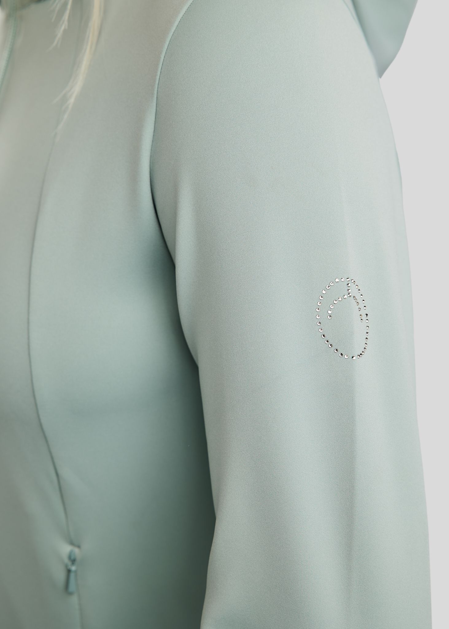 MoLila Jacket w. Champagne Crystal Tape and Crystals - Turin