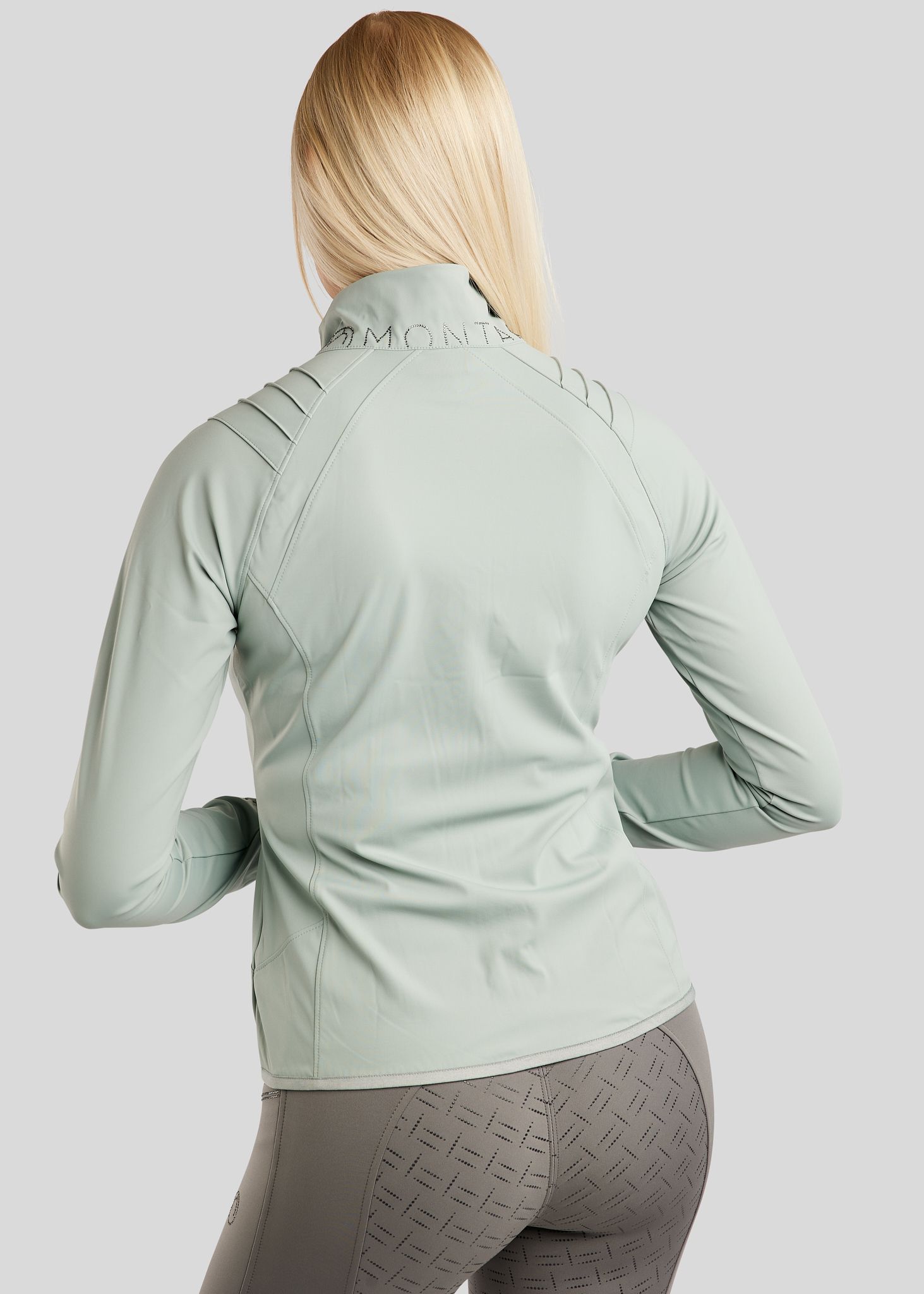 MoPearl Jacket w. Pintucks and Gun Metal Crystals - Turin