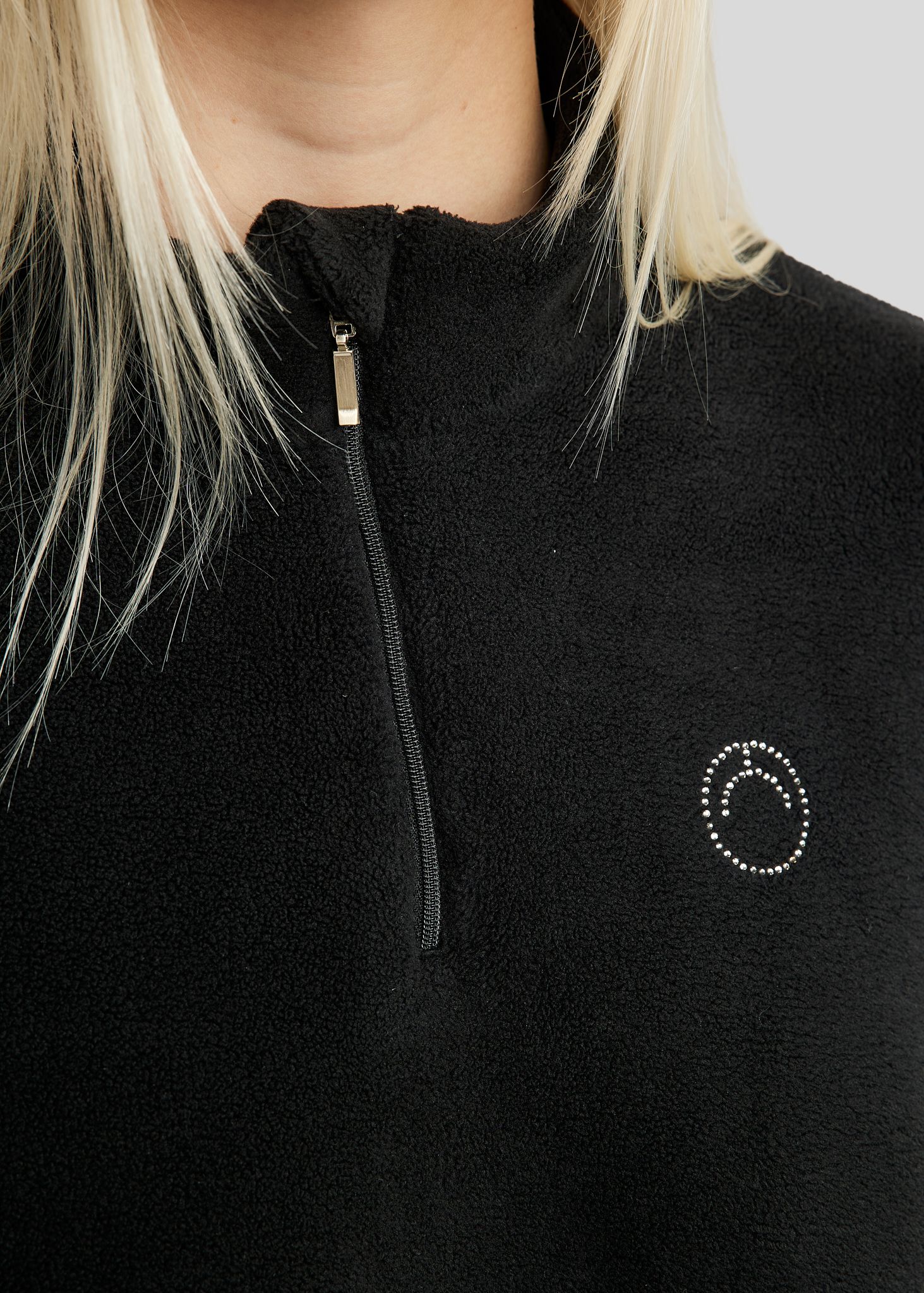 MoEllia Q-Zip Fleece - Black 