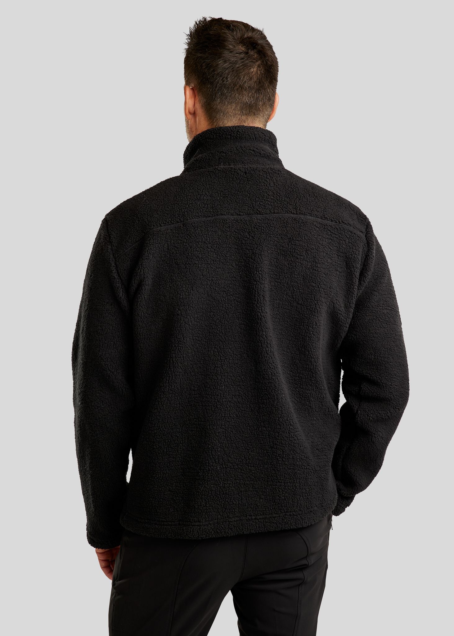 MoCharlie Herre Teddy Jakke - Sort 