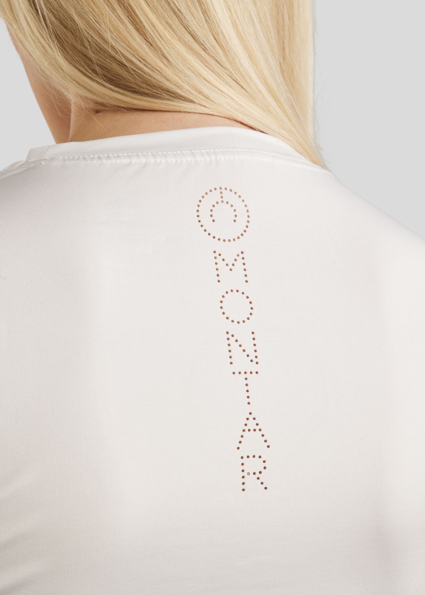 MoWendy Tee w. Lasercut Logo - White 