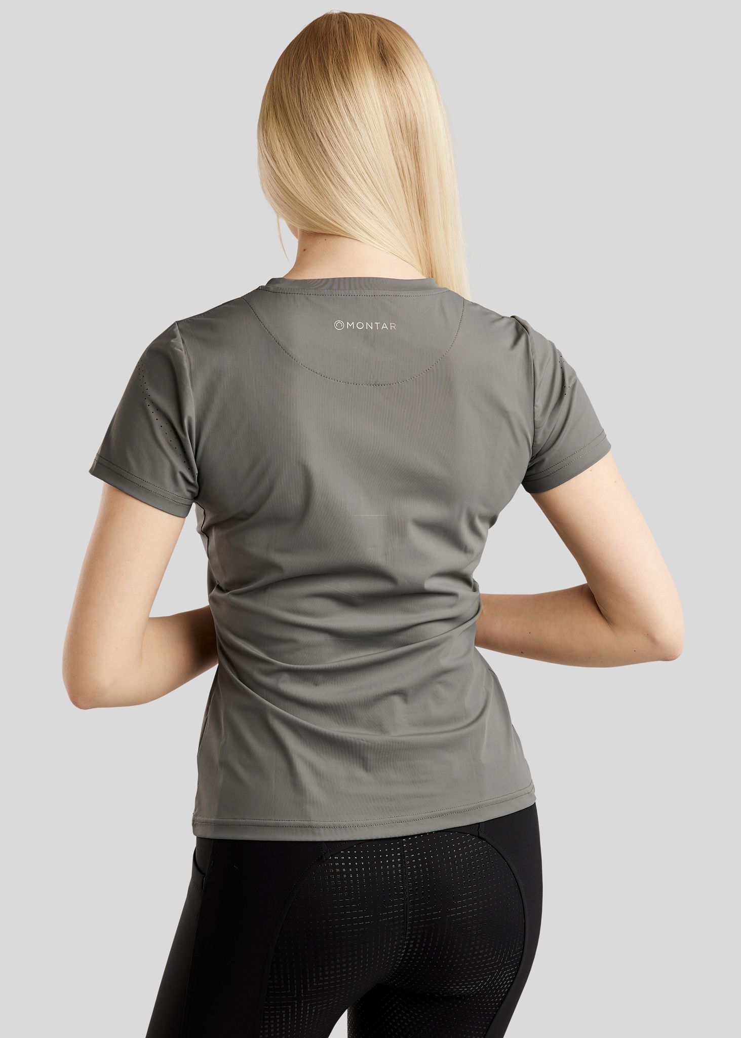 MoZike REFINED Tee w. Lasercut - Grey